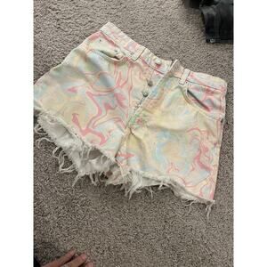 Zara Tie Dye Shorts
